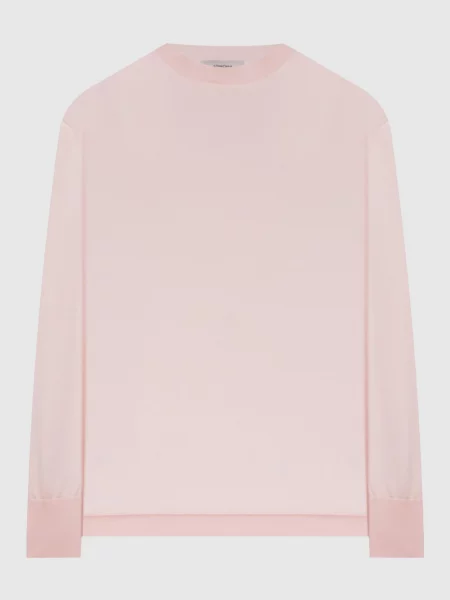 Джемпер з вовни Agnona рожевий