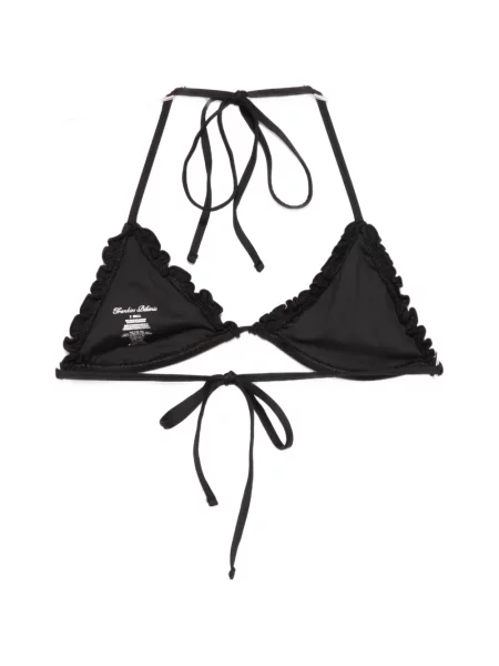 Bikini Frankies Bikinis cu volane negru