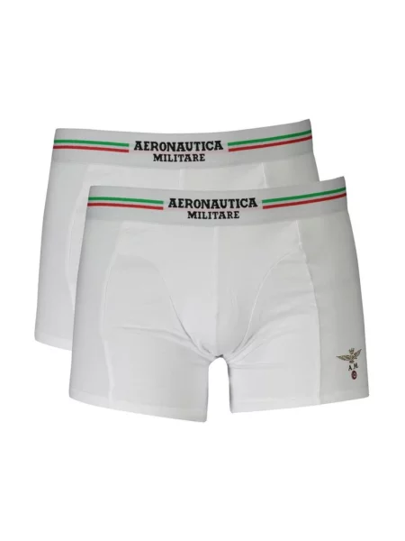 Bokserki Aeronautica Militare z autografem białe