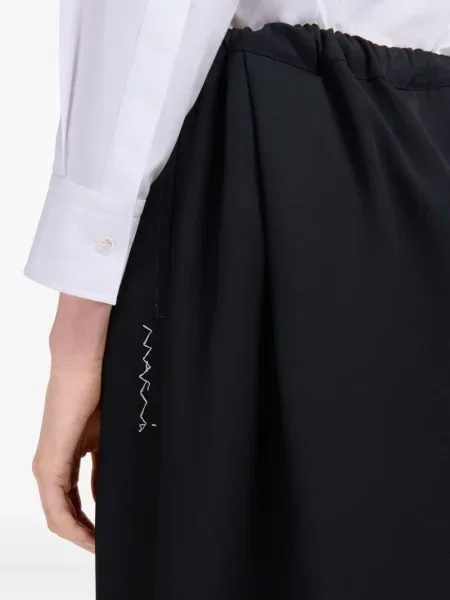 Pantaloni Marni plisate negru