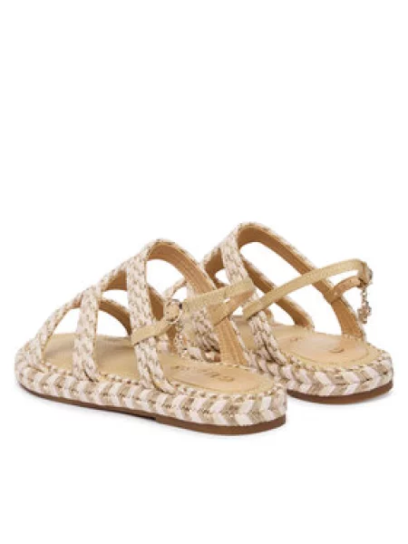 Sandále Guess FLJKLR Svetlo béžová