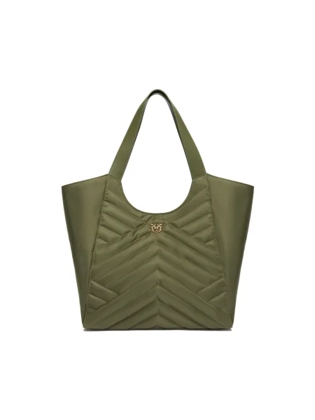 Genti Pinko TOTE BAG PUZZLE RECYCLE verde