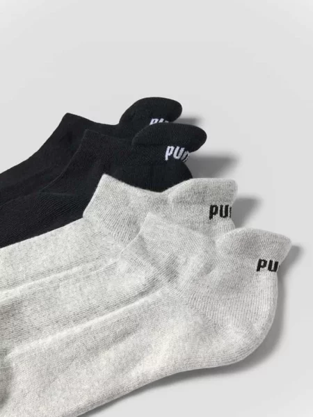 Skarpety z mieszanki bawełny w zestaw 4 szt. model Cushioned' Puma czarne