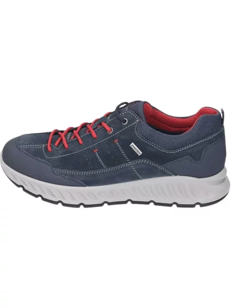 Sneakersy Manitu sznurowane niebieskie