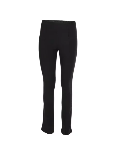 Pantaloni The Frankie Shop din jerseu negru