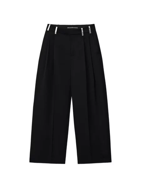 Öves nadrág Alexander Wang fekete