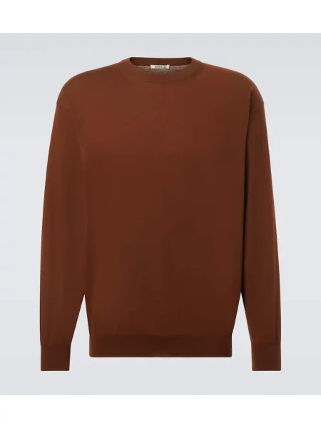 Pletena jopa Auralee rjava