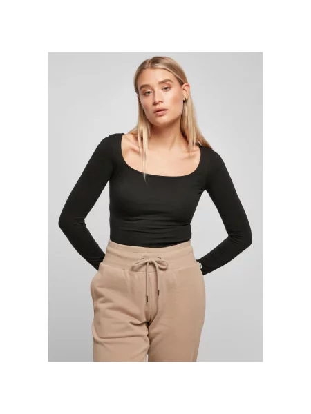 Koszulka Urban Classics z długim rękawem czarna