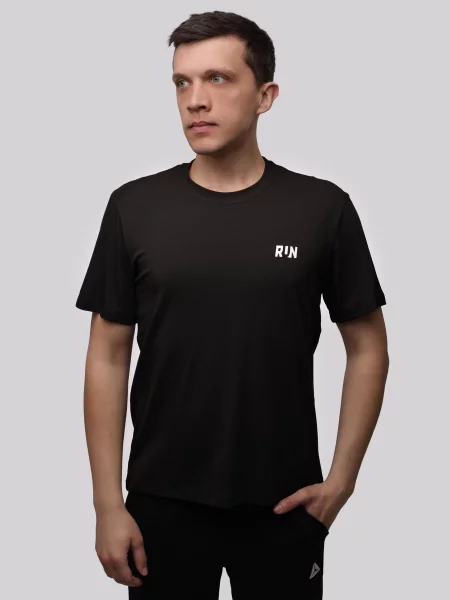 Футболка STREAM віскоза/поліестер чорний