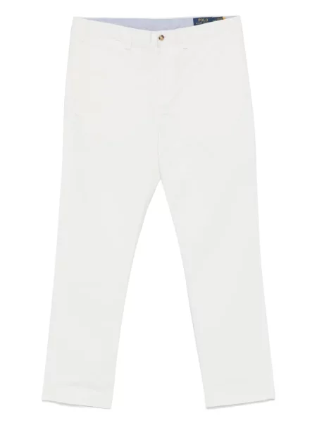 Haftowane сhinosy Polo Ralph Lauren polarowe niebieskie