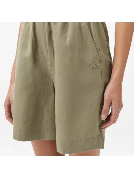 Lacoste Szorty Regular Fit Khaki zielony