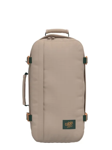 CabinZero Classic 36 l cebu sands túra hátizsák. Méret: 36 l bézs