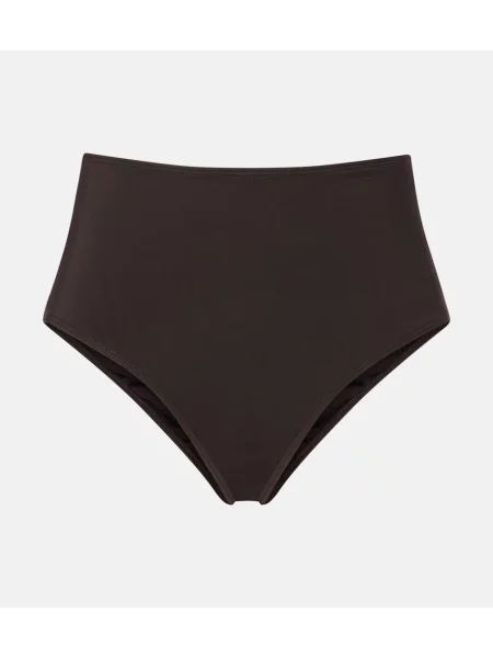 Bikini Nili Lotan z wysoką talią brązowy