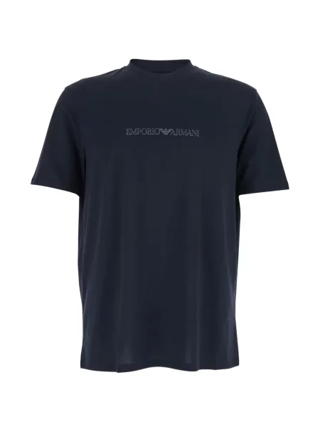 Tricou Emporio Armani cu imagine albastru