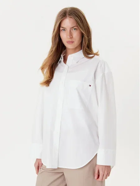 Tommy Hilfiger Cămașă New Easy alb
