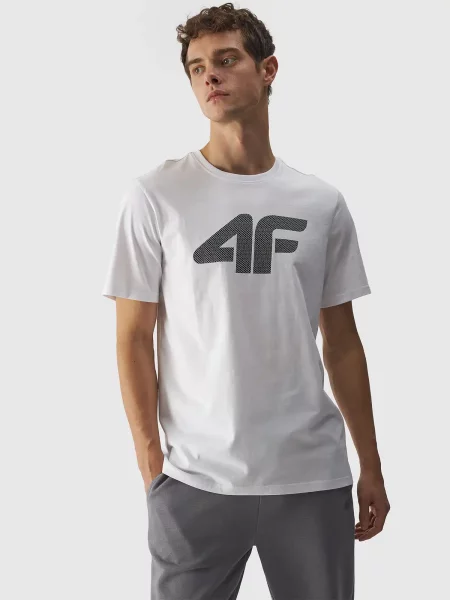 4F koszulka sportowa t-shirt M biały
