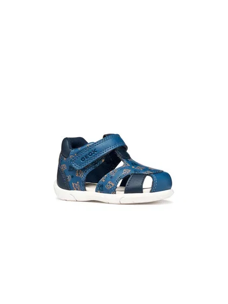 Sandály Geox B Sandal Zapito Boy Tmavomodrá
