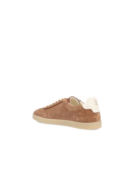 Sneakersy Brunello Cucinelli zamszowe brązowe