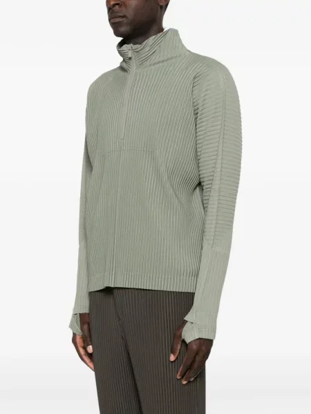 Риза Homme Plissé Issey Miyake зелено