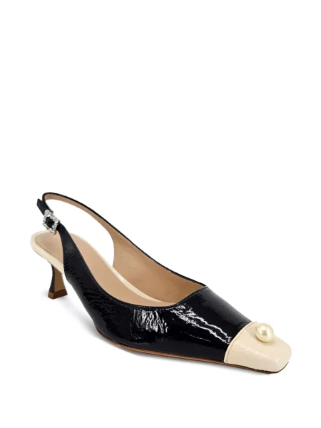 Pantofi cu toc Madison.maison cu perle slingback albastru