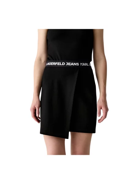 Karl Lagerfeld Jeans Spódnica mini czarny
