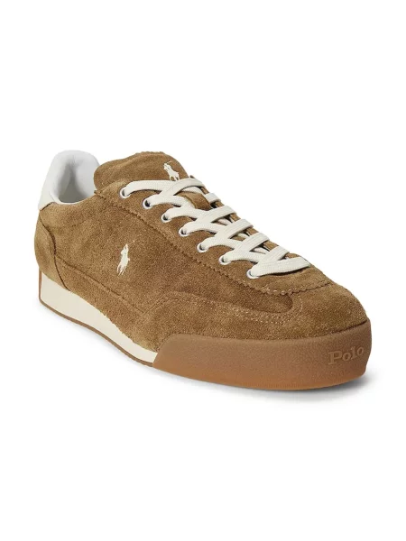 Polo Ralph Lauren Sneakersy Hester hnedá