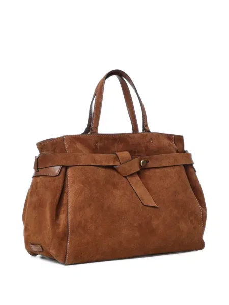Τσάντα shopper Gianni Chiarini σουέτ καφέ