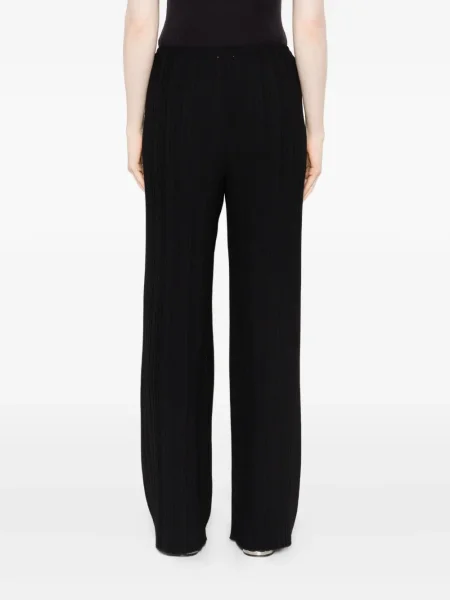 Pantaloni Forte_forte din crep negru