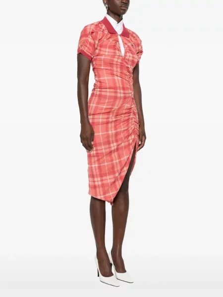 Rochie Vivienne Westwood asimetrică roșu