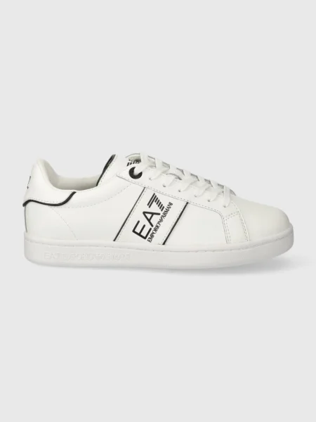 Emporio Armani Classic Logo fehér/fekete cipők. Méret: 38 EU fehér