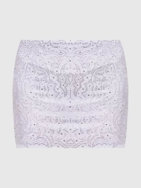 Юбка мини Venuja белая