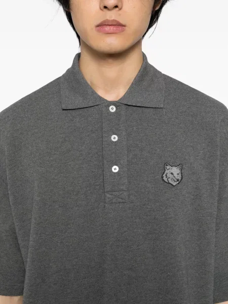 Polo Maison Kitsune gri