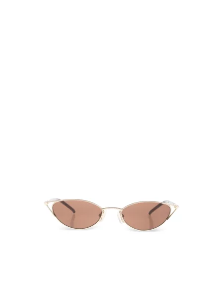 Okulary przeciwsłoneczne Alexander Mcqueen żółte