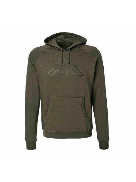 Bluza z kapturem Kappa Zaiver zielona