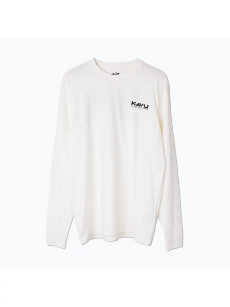 Longsleeve KAVU Etch Art. off white biały