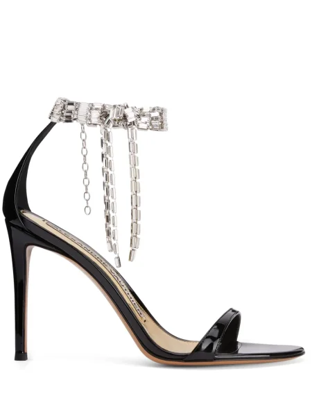 Sandale Alexandre Vauthier de cristal negru