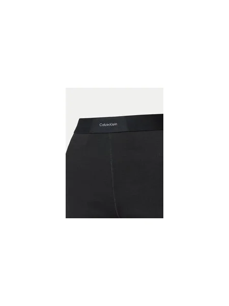 Calvin Klein Underwear Rövid pizsama nadrág Slim Fit fekete