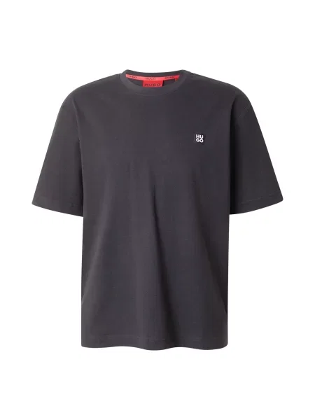 BOSS Tricou Corth negru alb