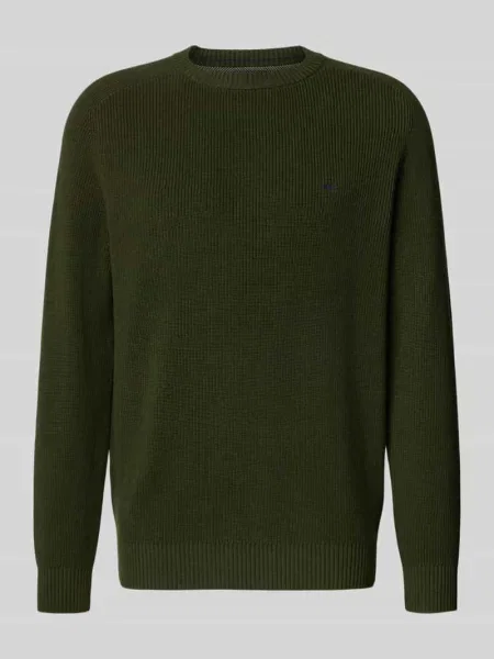 Sweter dzianinowy z czystej bawełny o kroju regular fit Fynch-hatton