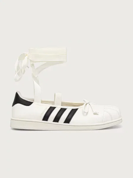 Adidas Originals baleríny Superstar SQ Ballet Adiluna x Jennie biela