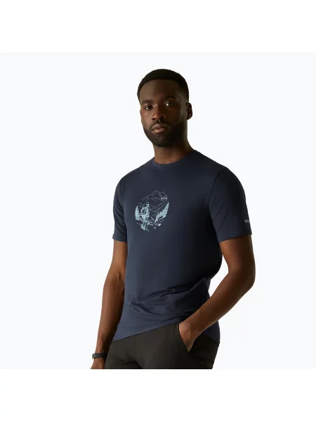 Tricou de trekking pentru bărbați REGATTA Fingal Stretch navy marină
