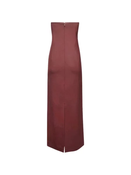 Rochie maxi Loulou De Saison de costum roșu