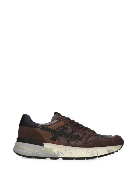 Sneakerși Premiata cu autograf maro