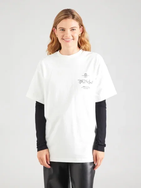 Dr. Denim Tricou negru / murdar alb