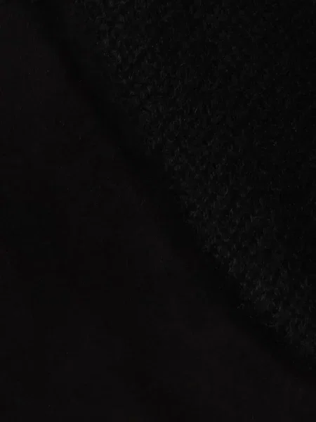 Semišový svetr James Perse černý