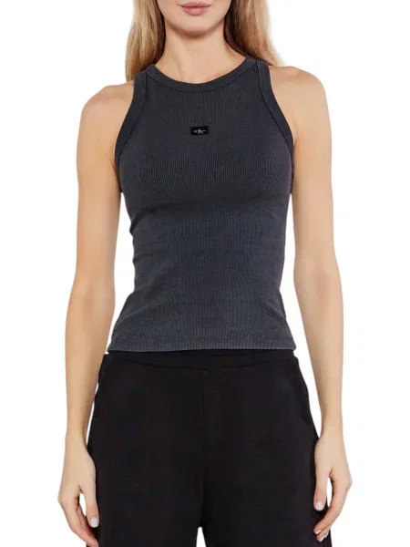 Топ Calvin Klein Jeans черно