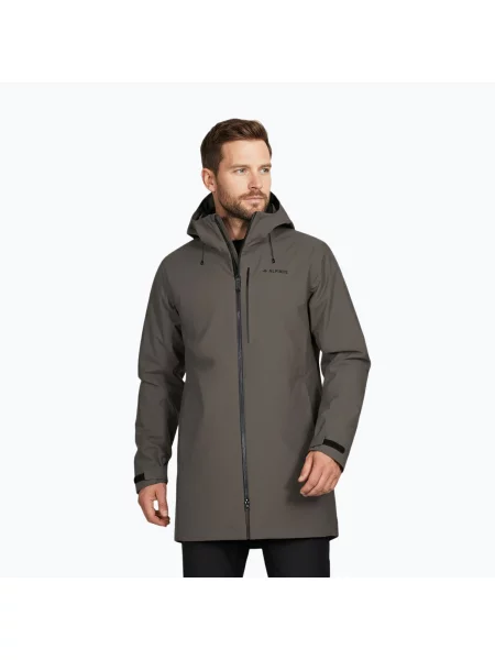 Pánský nepromokavý kabát Alpinus Ararat olive zelený