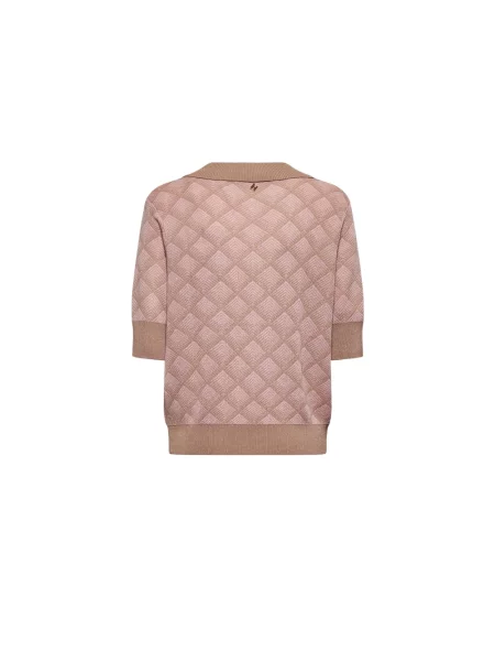 Sweter z golfem Silvian Heach z nadrukiem