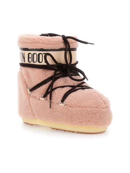 Śniegowce Moon Boot Icon Low Fleece pink różowe
