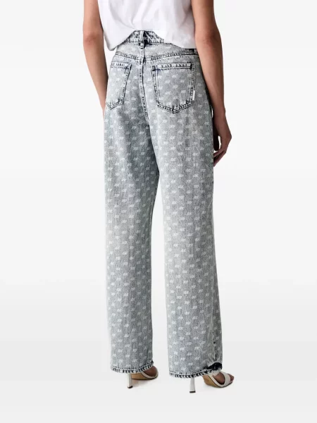 Blugi Armani Exchange cu imagine albastru